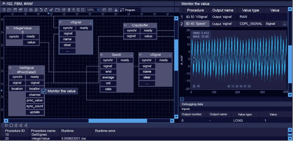 Editing and Creating Processing Programs Mode of the COMPACS System