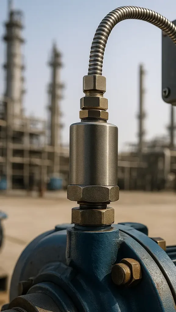 Wired sensor of equipment monitoring system