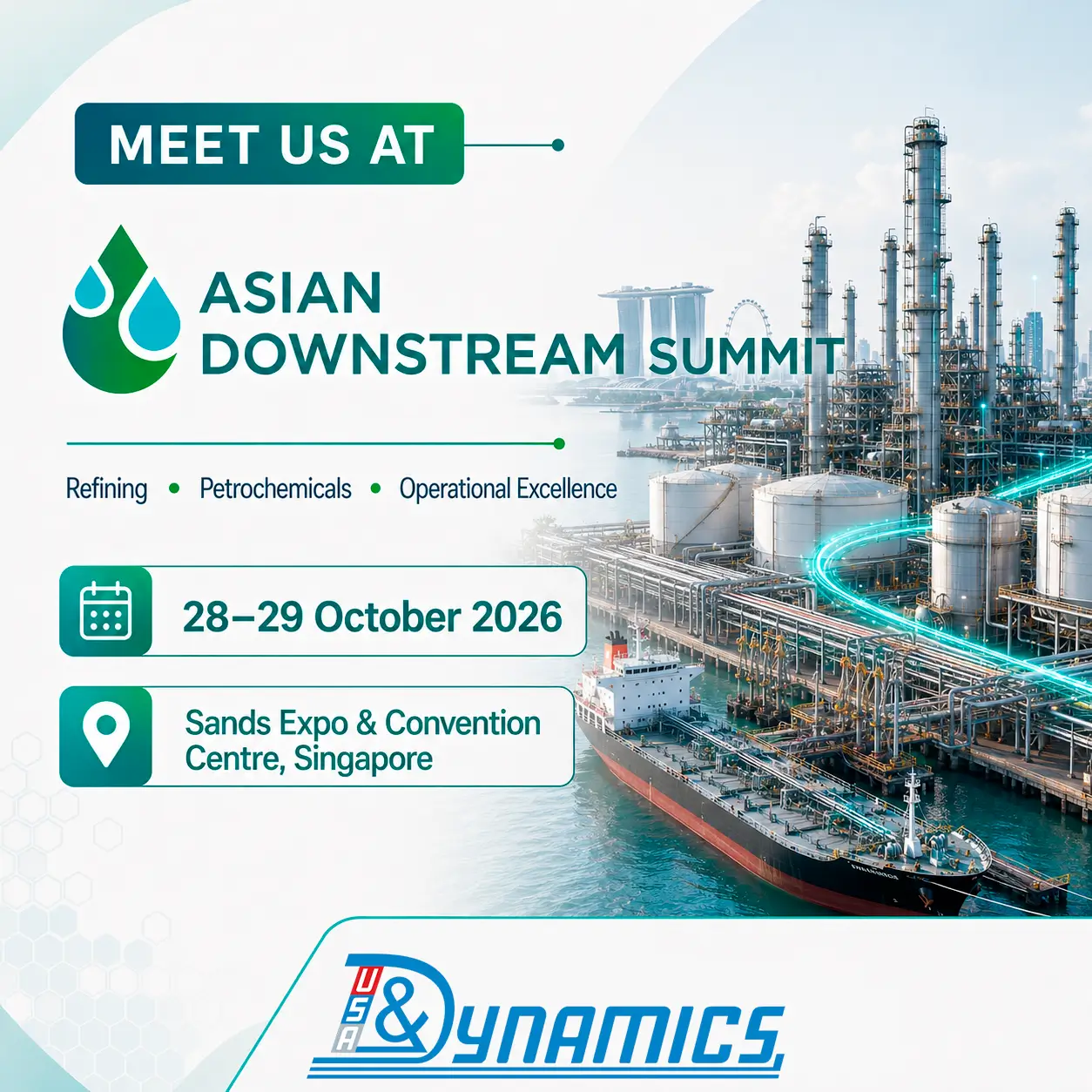 Meet Dynamics Scientific at Asian Downstream Summit 2026 in Singapore